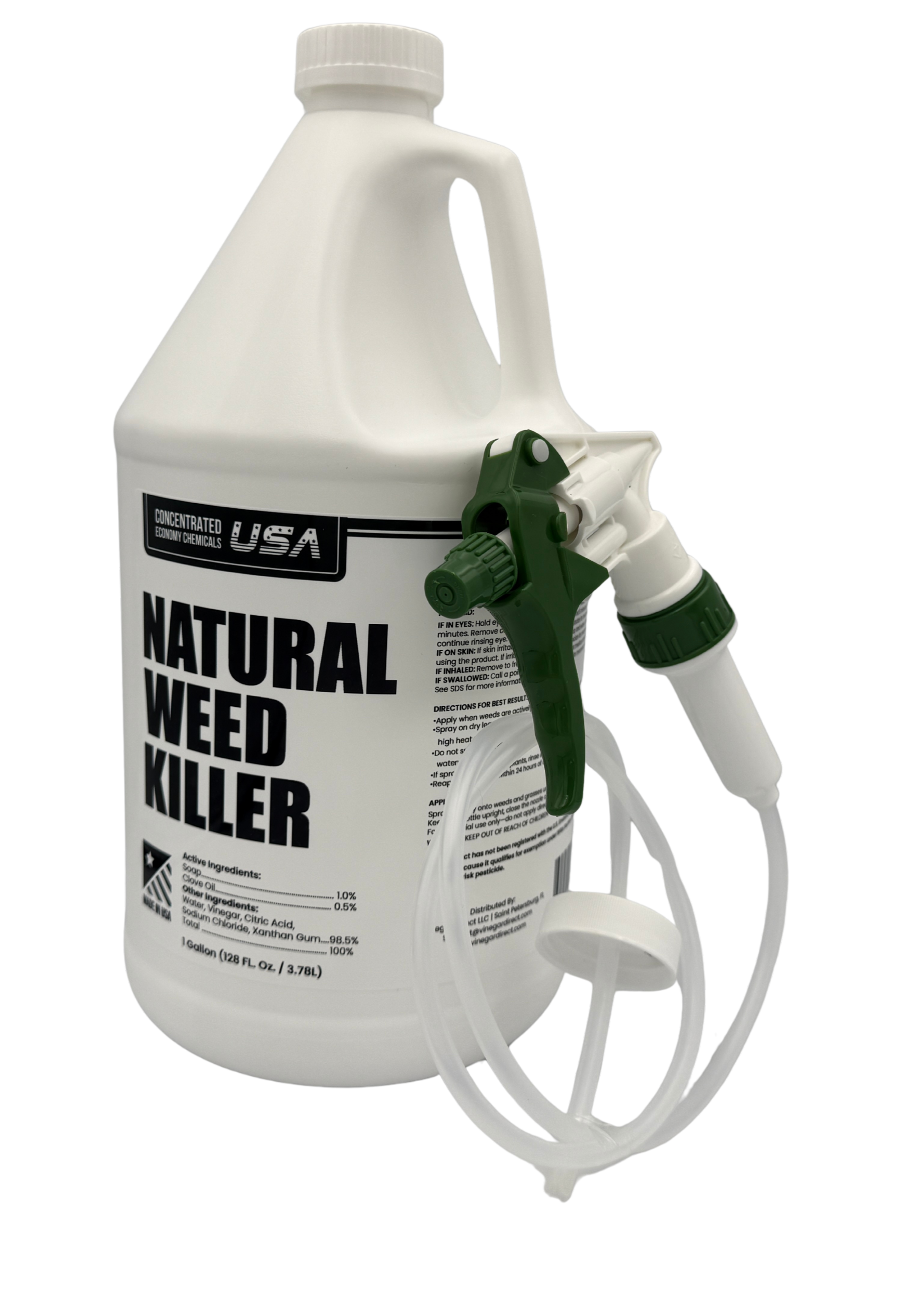 The bottles are a variation of household cleaners associated with residential care and maintenance. Example: This image co...